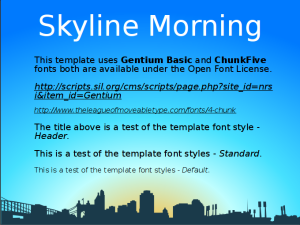 Skyline Morning