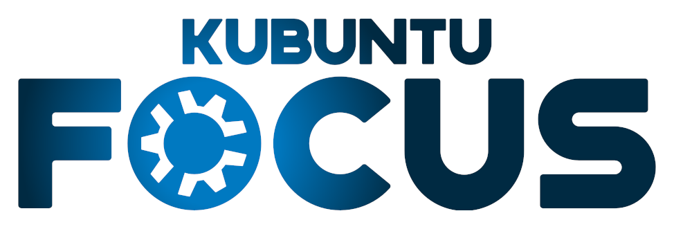 Kubuntu Focus logo on a white background.